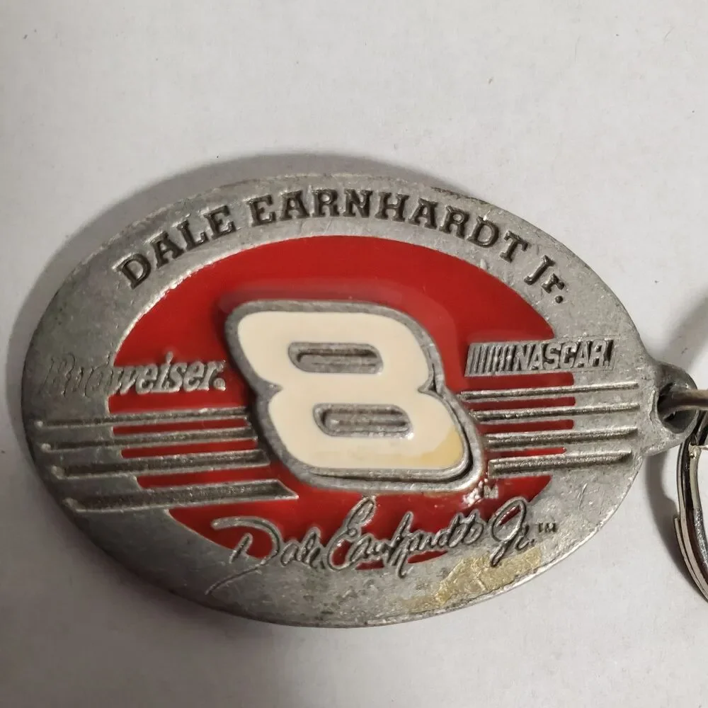 Dale Earnhardt‎ Jr NASCAR Keychains Lot of 2 Budweiser #8 Collectible Vintage